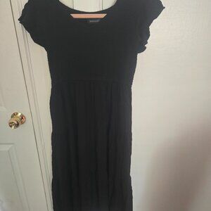 Womens smocked top dress large